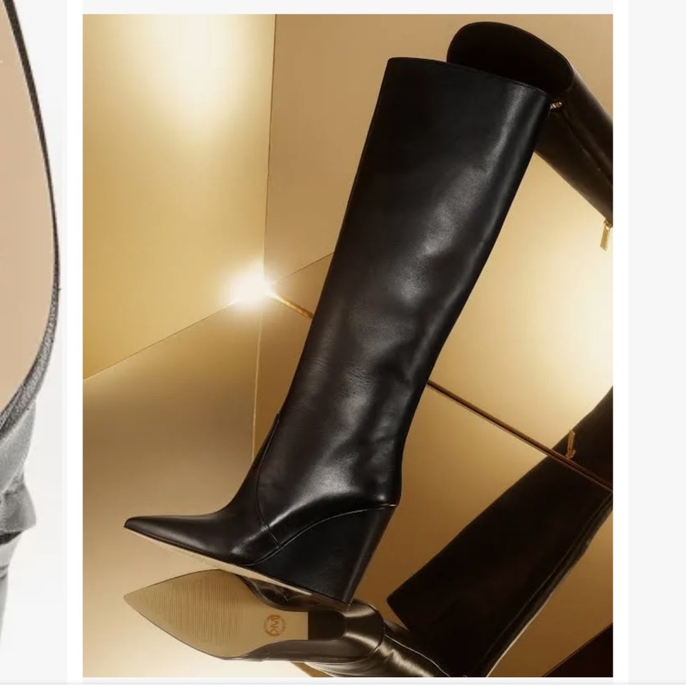 NIB Michael Kors Isra Wedge Boot
